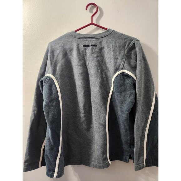 Ski-Doo Sno Gear V-Neck Sweatshirt Gray Medium Pre-Owned - Picture 3 of 7